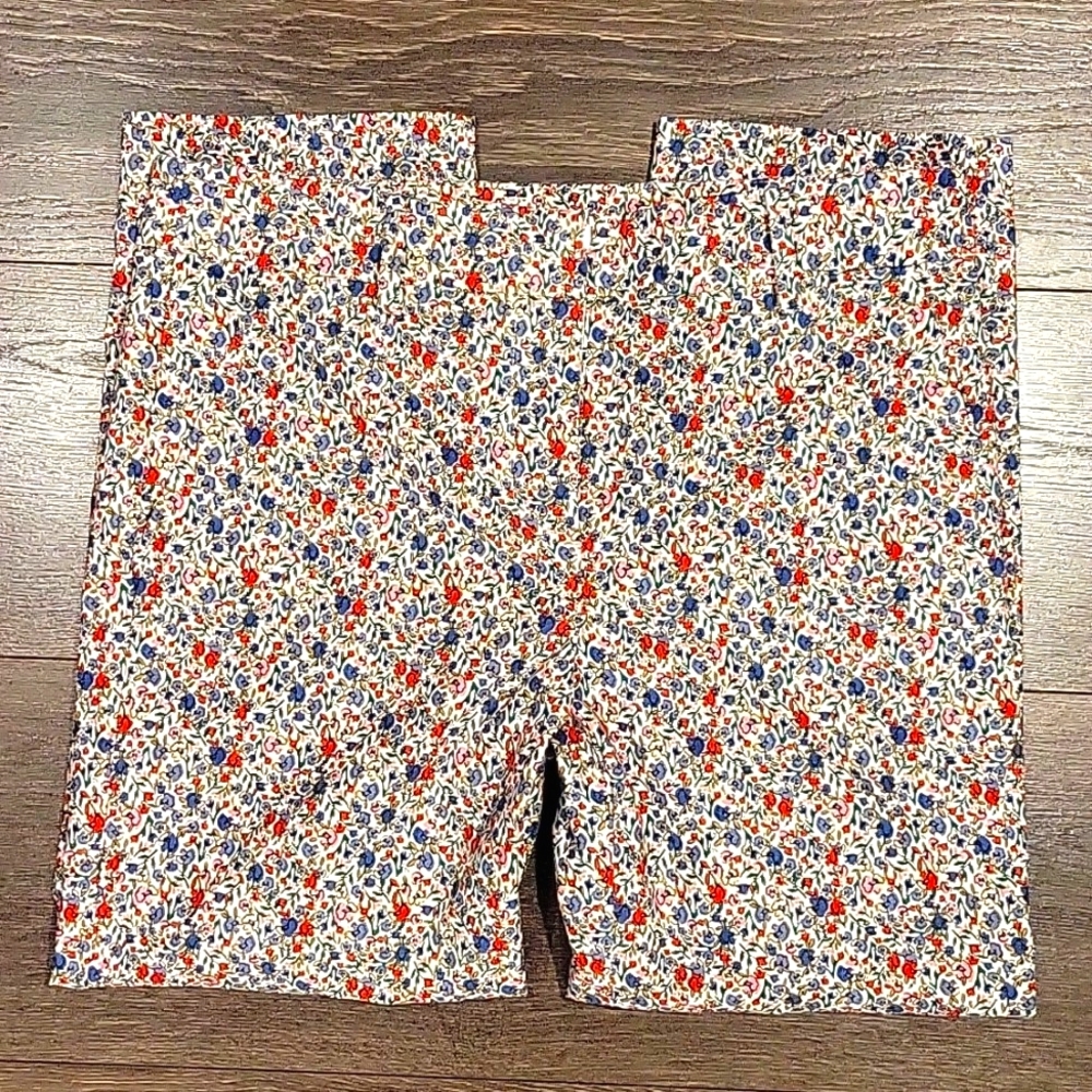 ❤ NWOT! ANN TAYLOR LOFT MARISA RIVIERA SLIM CROP FLORAL PANTS, 2 (26)